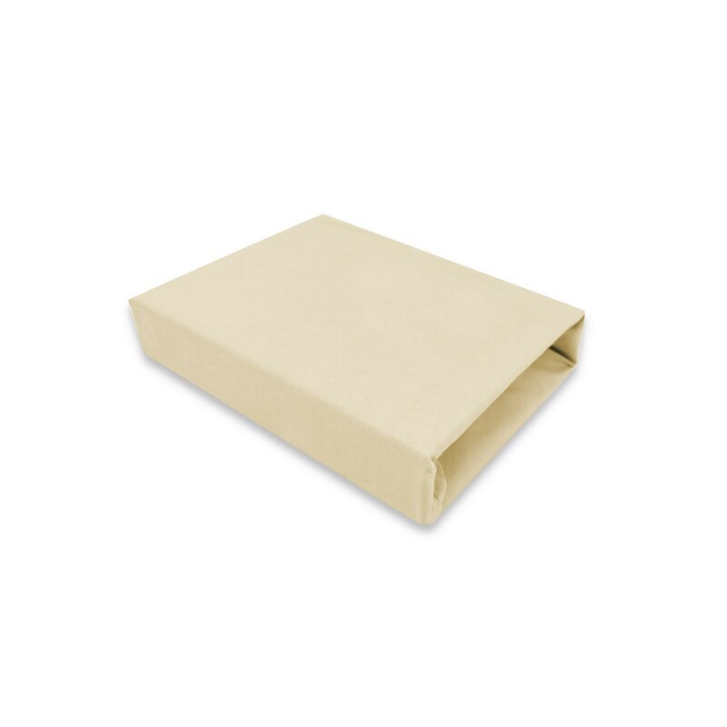 MimiNu Cearceaf cu elastic jerse 160x80 cm nugat