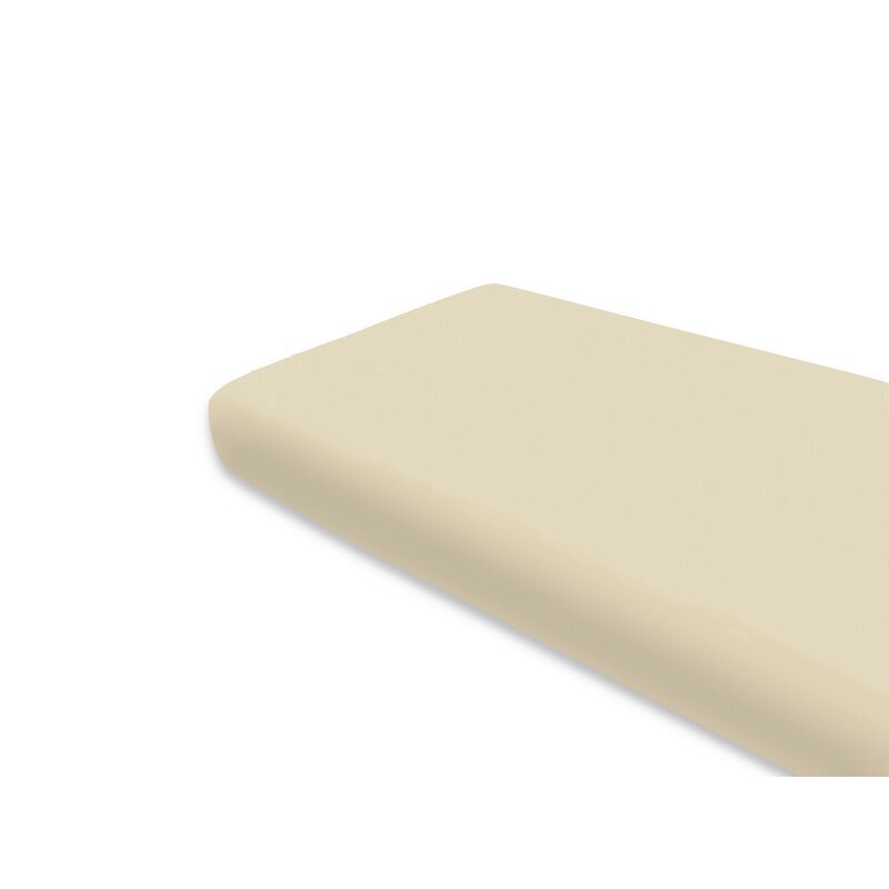 MimiNu Cearceaf cu elastic jerse 160x80 cm nugat