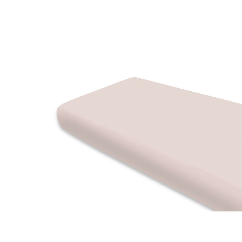 MimiNu Cearceaf cu elastic jerse 160x80 cm powder pink
