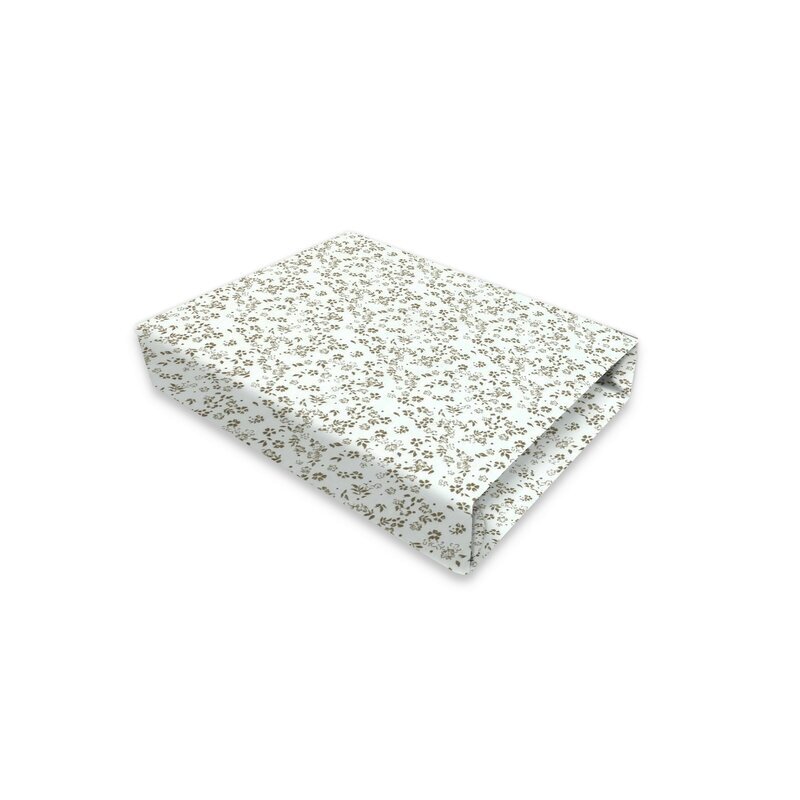 MimiNu Cearceaf cu elastic pentru landou 80x35 cm din bumbac Meadow