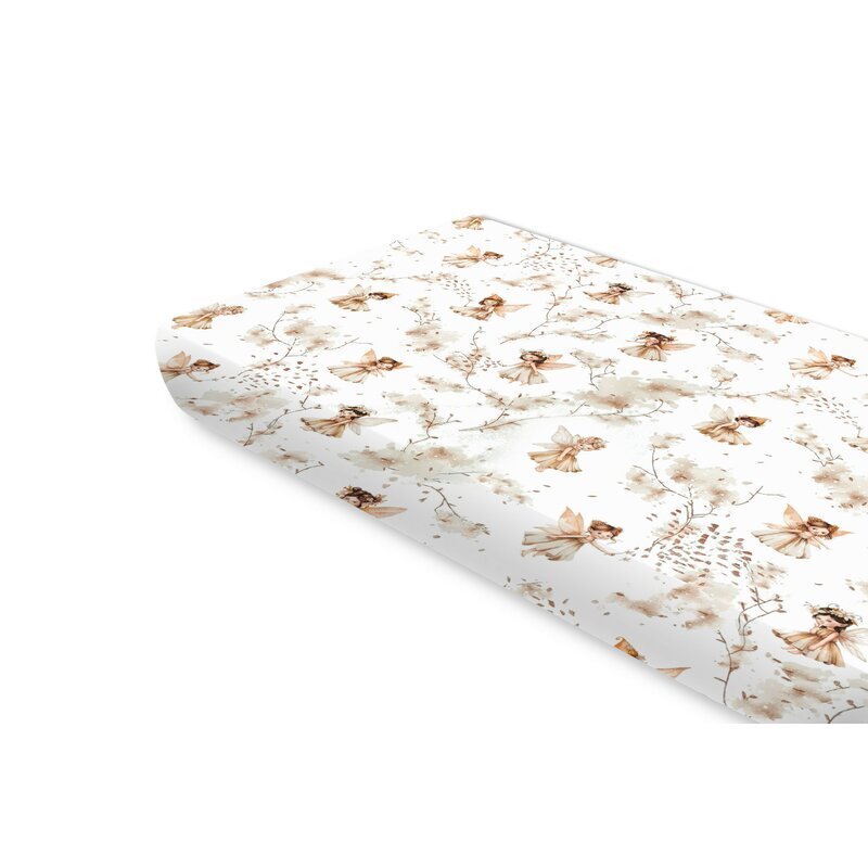 MimiNu Cearceaf cu elastic pentru pat 160x80 cm din bumbac Fairy