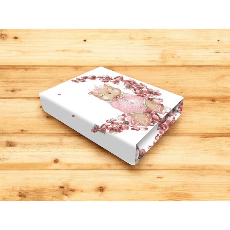 MimiNu Cearceaf cu elastic pentru patut 120x60 cm din bumbac Design Betty