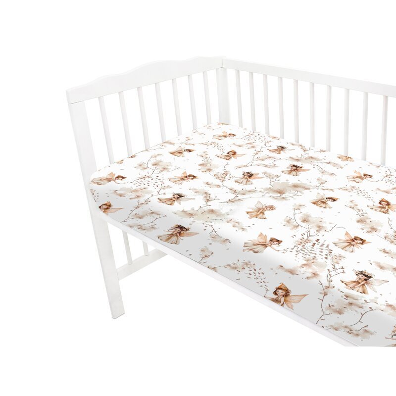 MimiNu Cearceaf cu elastic pentru patut 140x70 cm din bumbac Fairy