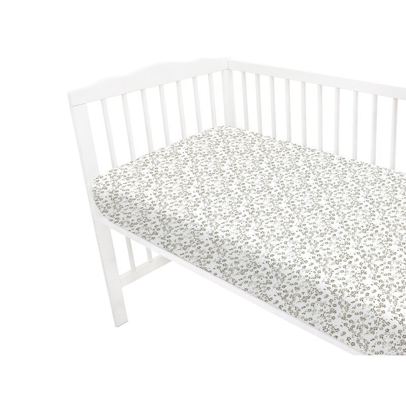 MimiNu Cearceaf cu elastic Premium pentru patut 120x60 cm Meadow