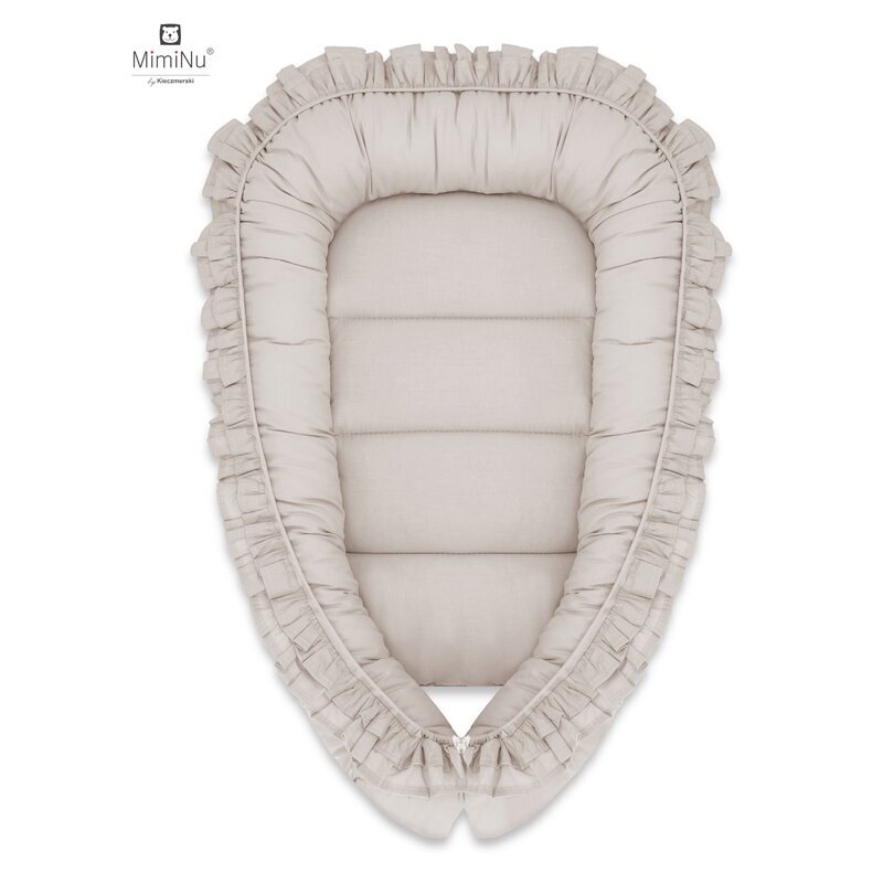 MimiNu Cosulet bebelus pentru dormit Baby Nest 55 x 75 cm Royal Beige