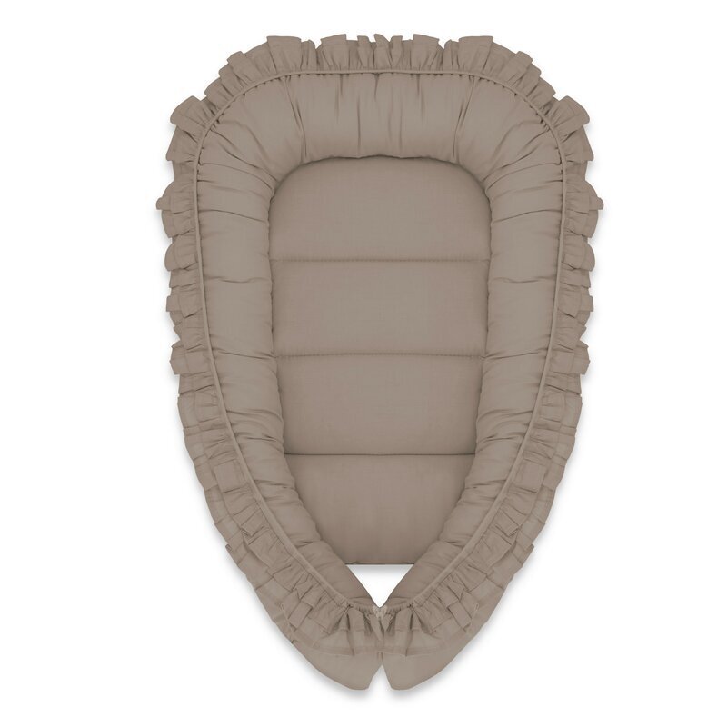 MimiNu Cosulet bebelus pentru dormit Baby Nest 55x75 cm Colectia Royal Mocha