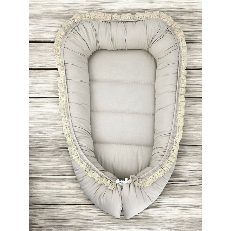 MimiNu Cosulet pentru bebelusi Premium Baby Nest 55x75 cm Grey