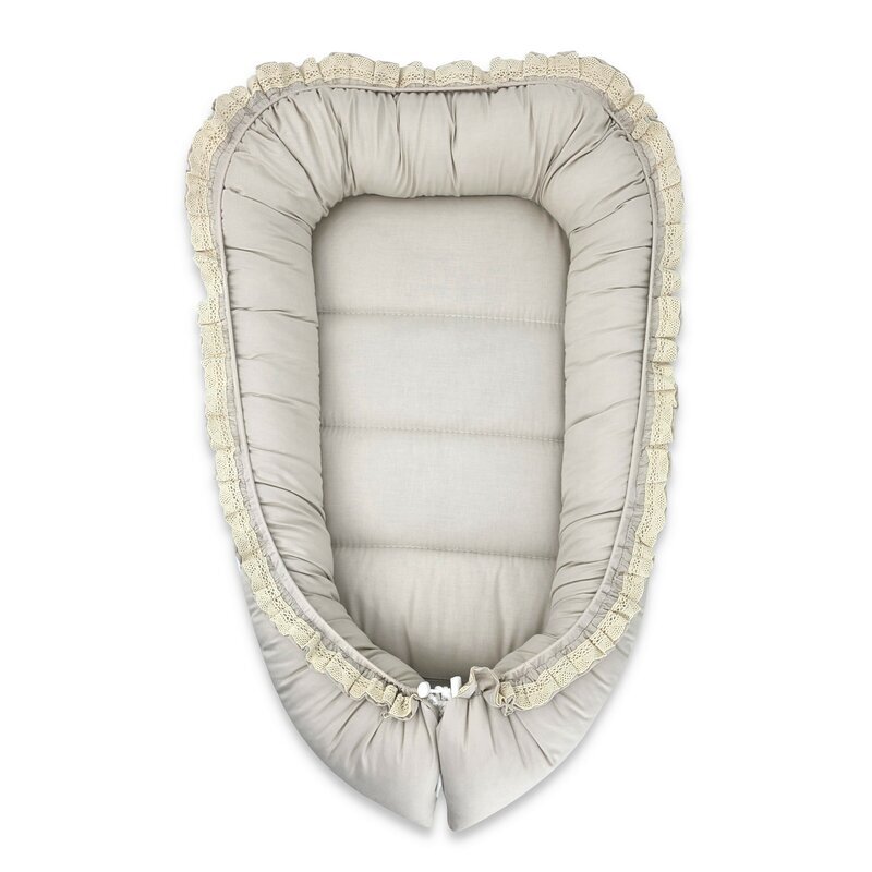 MimiNu Cosulet pentru bebelusi Premium Baby Nest 55x75 cm Grey