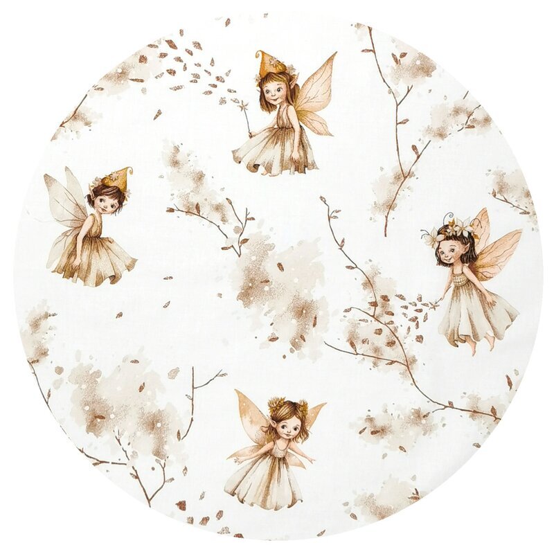 MimiNu Lenjerie patut cu 3 piese 120x60 cm din bumbac Fairy