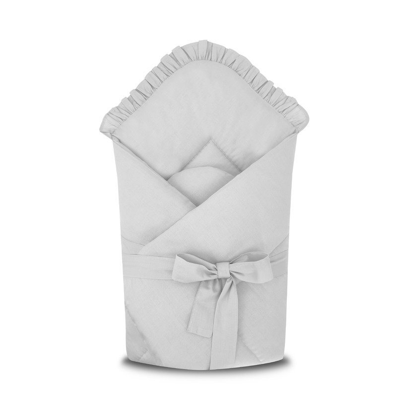 MimiNu Paturica de infasat din bumbac 75x75 cm Royal Grey