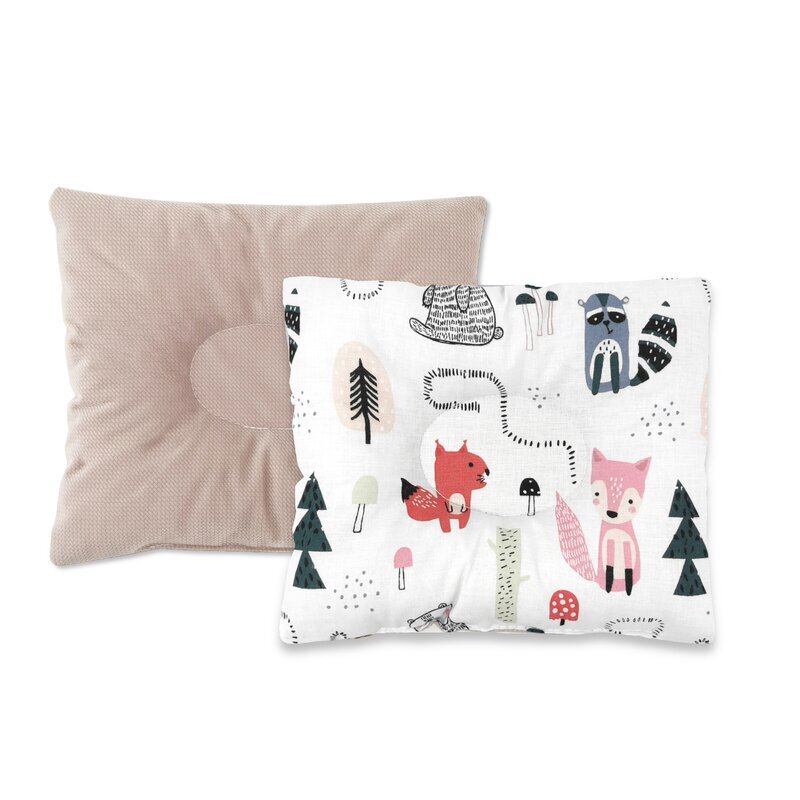 MimiNu Perna bebelus profilata cu doua fete 23x26 cm Velvet Fox