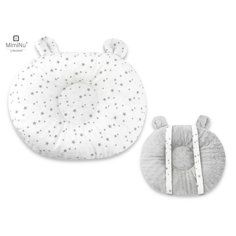 MimiNu Perna bebelusi Ursulet multifunctionala Mini Gray Stars