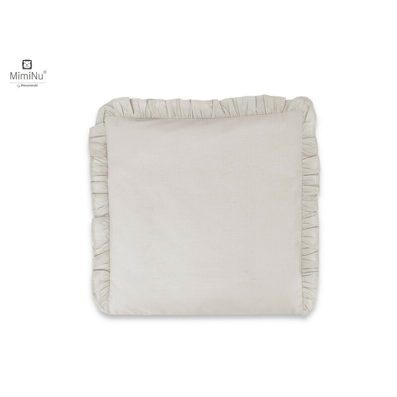 MimiNu Perna clasica de dormit cu husa detasabila din bumbac 40x40 cm Royal beige
