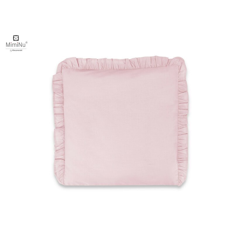 MimiNu Perna clasica de dormit cu husa detasabila din bumbac 40x40 cm Royal powder pink
