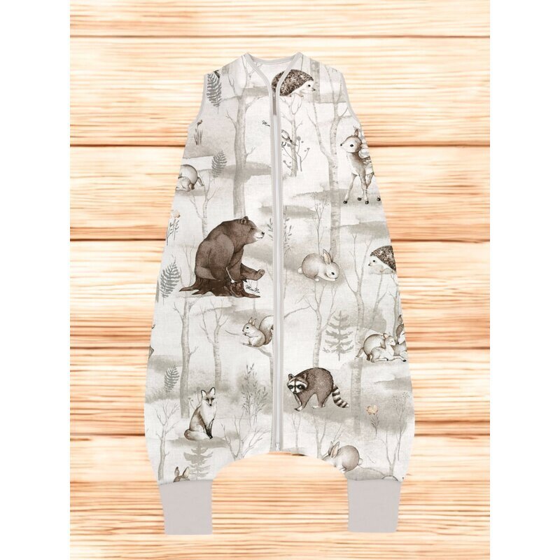 MimiNu Sac de dormit cu picioruse 103 cm Design Design Woodland 2.5 Tog