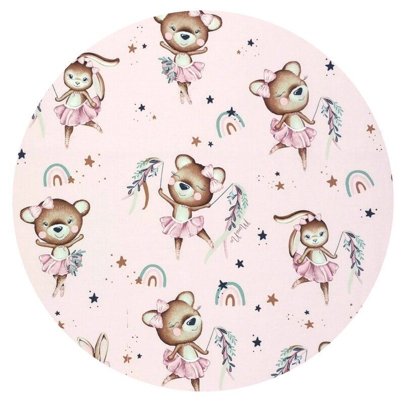 MimiNu Sac de dormit de iarna 103 cm din bumbac 2.5 Tog Design Little Ballerina Pink