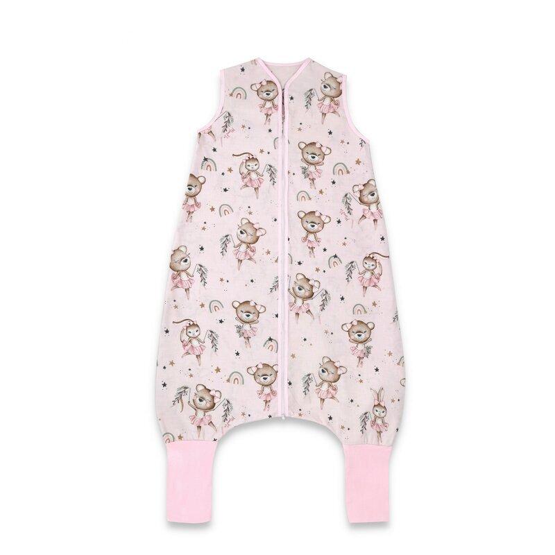 MimiNu Sac de dormit de iarna 103 cm din bumbac 2.5 Tog Design Little Ballerina Pink