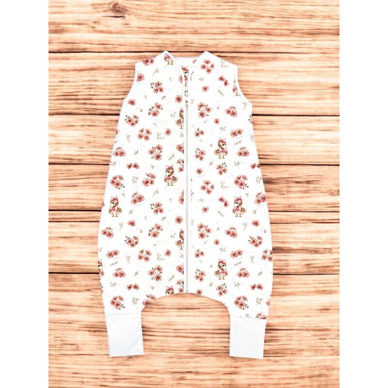 MimiNu Sac de dormit de iarna 87 cm din bumbac 2.5 Tog Ducklings Powdery Pink