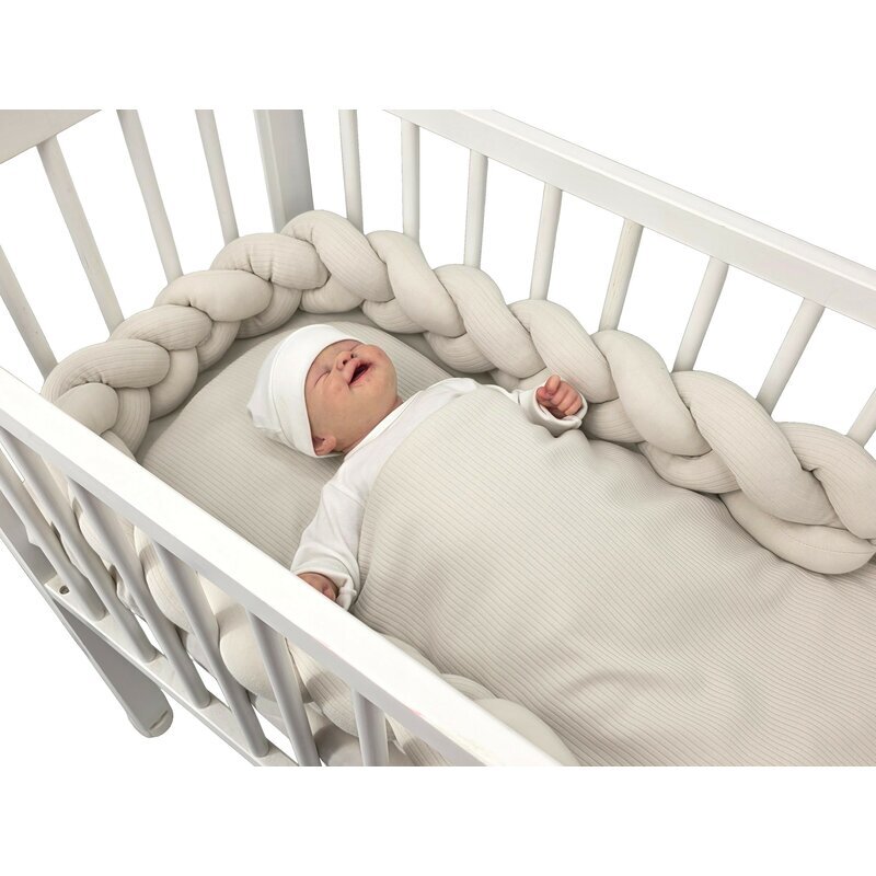 MimiNu Sac de dormit Soft Powder Pink multifunctional pentru patut landou sau cosulet din bumbac interlock
