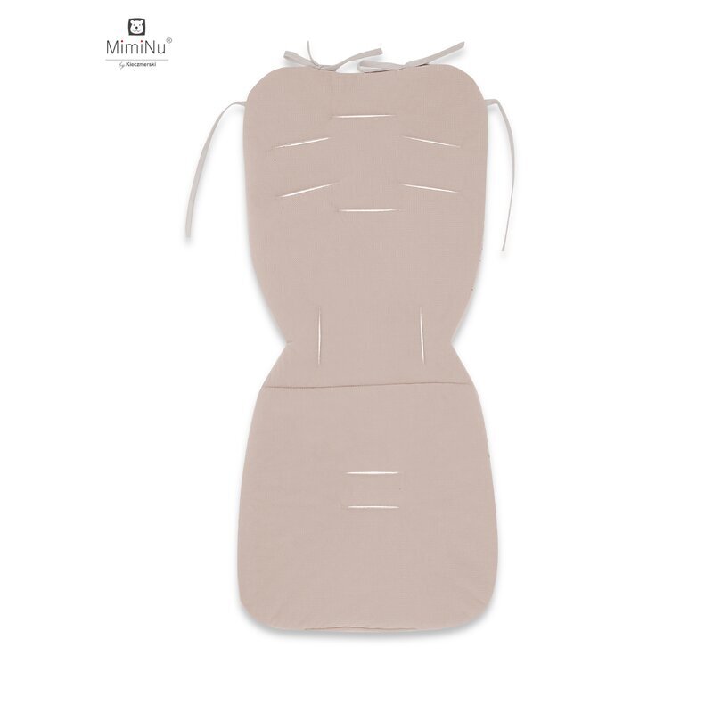 MimiNu Salteluta pentru carucior reversibila cu doua fete 78 x 34 cm design Calm Forest NaturalNugat