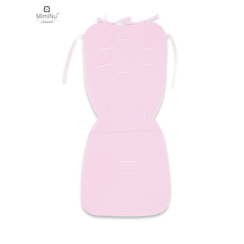 MimiNu Salteluta pentru carucior reversibila cu doua fete 78 x 34 cm Sweet Deer PinkPink