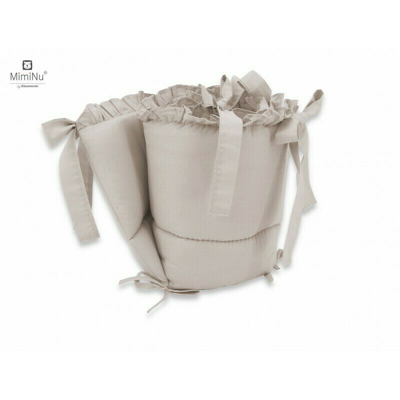 MimiNu Set lenjerie patut 5 piese 120x60 cm Royal Beige