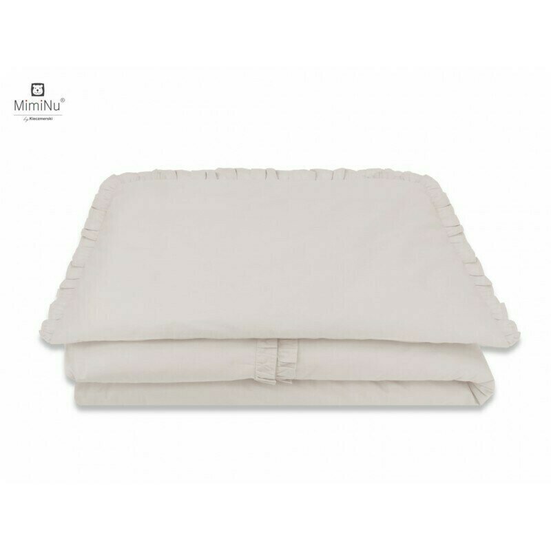 MimiNu Set lenjerie patut 5 piese 120x60 cm Royal Beige