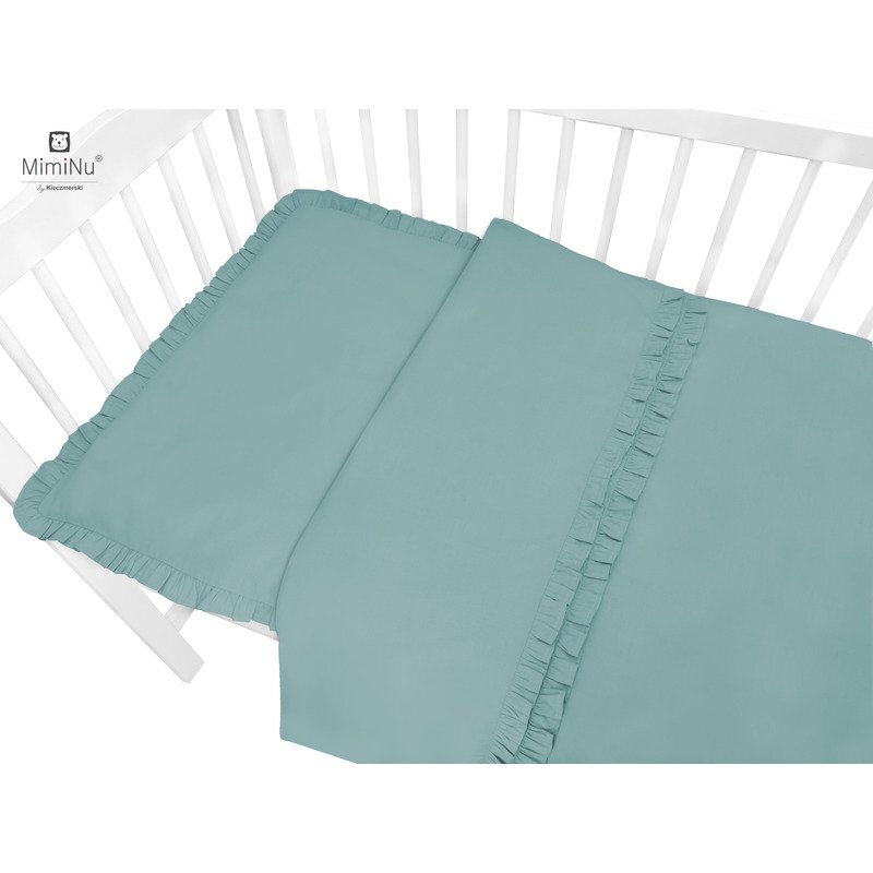 MimiNu Set lenjerie patut 5 piese 120x60 cm Royal Nepal Green