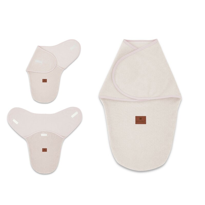 MimiNu Sistem de infasare bebe 0-3 luni Powder Pink