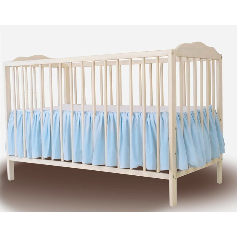 MimiNu Volanas pentru saltea de patut Colectia Royal Blue din bumbac 120x60 cm