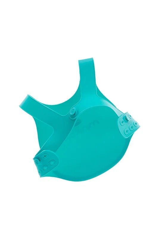 Minikoioi Baveta Flexi Bib 100 premium silicone aqua green