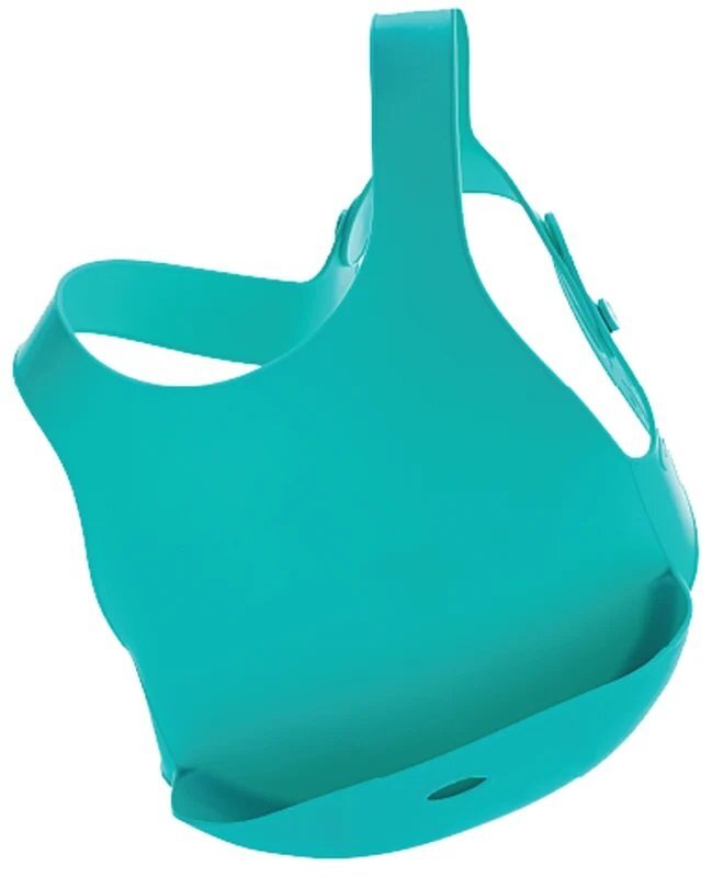 Minikoioi Baveta Flexi Bib 100 premium silicone aqua green