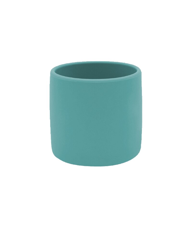 Minikoioi Pahar 100 premium silicone mini cup aqua green