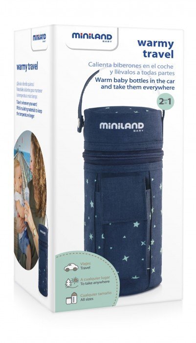 MINILAND Geanta termica Warmy travel Denim