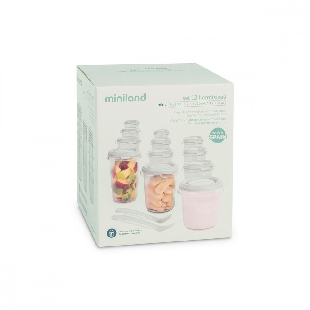 MINILAND Set 12 recipiente gradate Mint