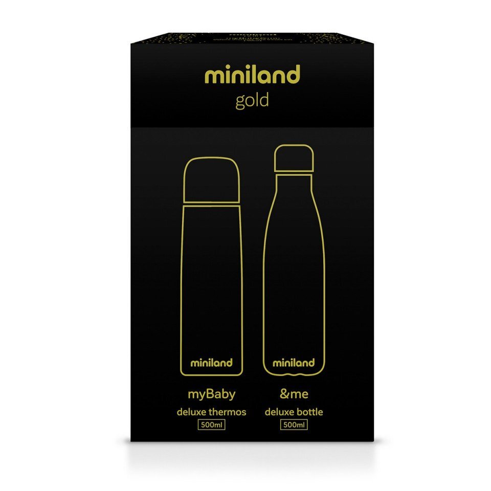 MINILAND Set 2 termosuri lichide MybabyMe 500 ml Gold
