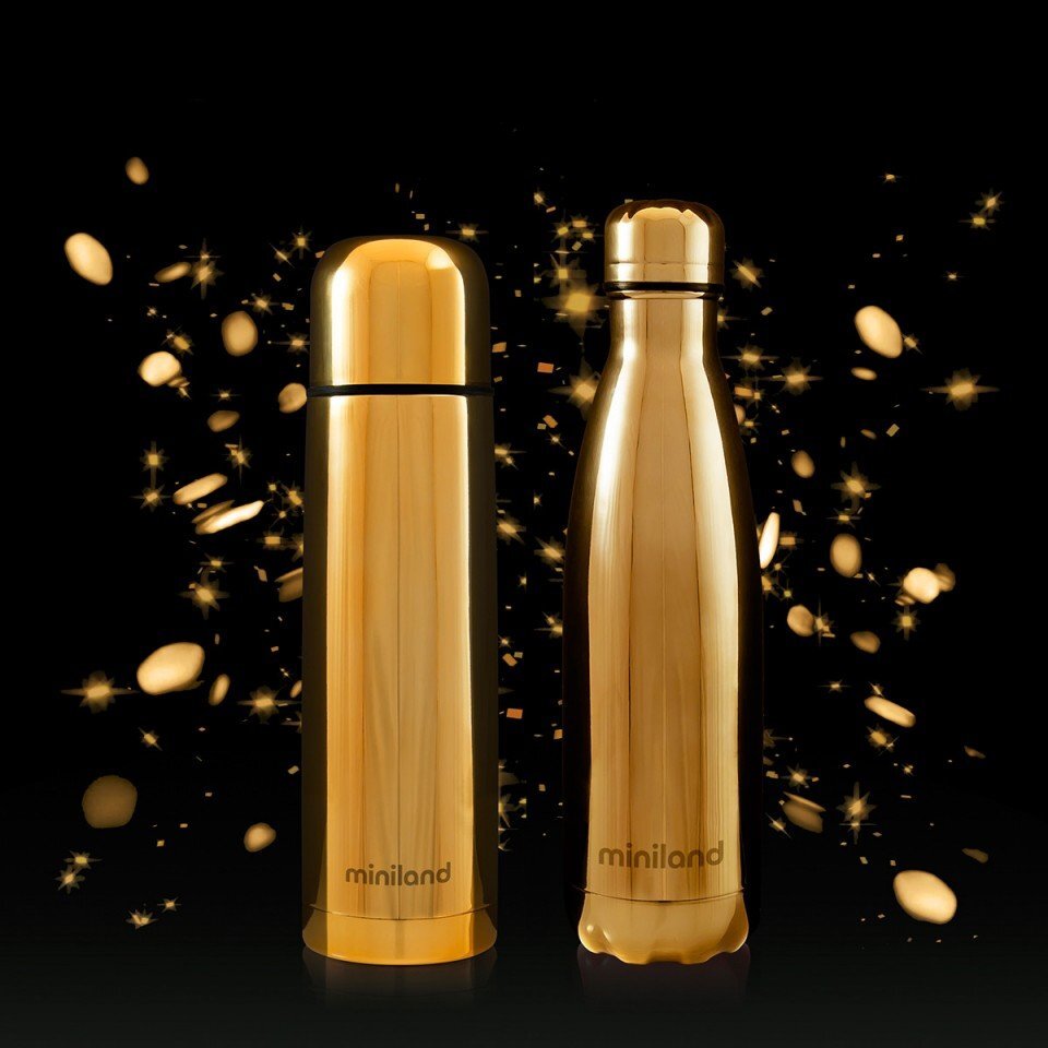 MINILAND Set 2 termosuri lichide MybabyMe 500 ml Gold