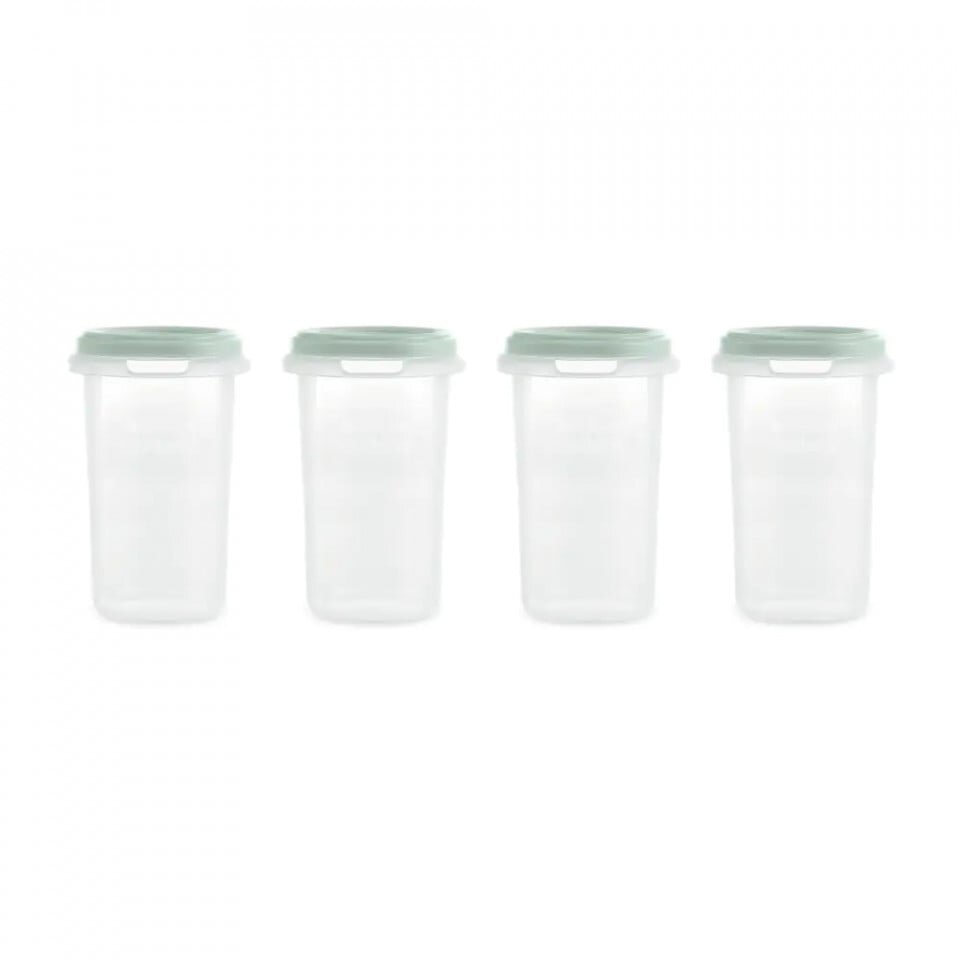 MINILAND Set 4 recipiente gradate Mint 330 ml