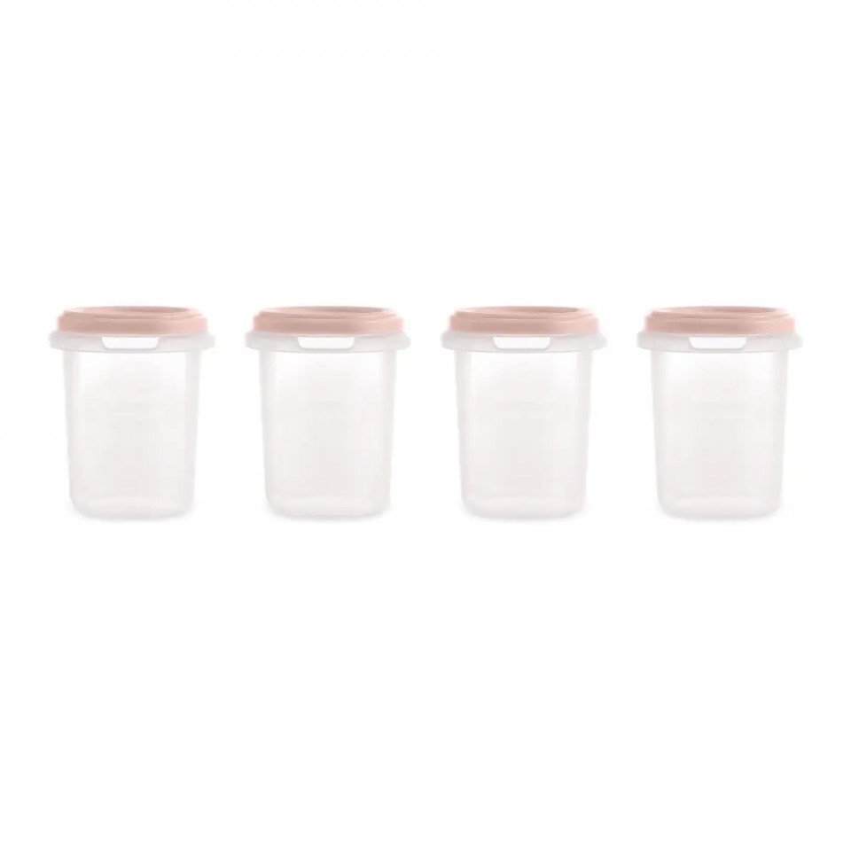 MINILAND Set 4 recipiente gradate Terra Blush 250 ml