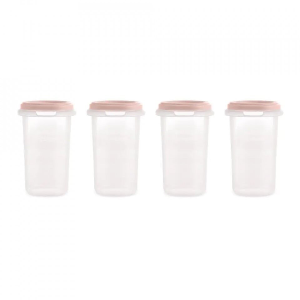 MINILAND Set 4 recipiente gradate Terra Blush 330 ml