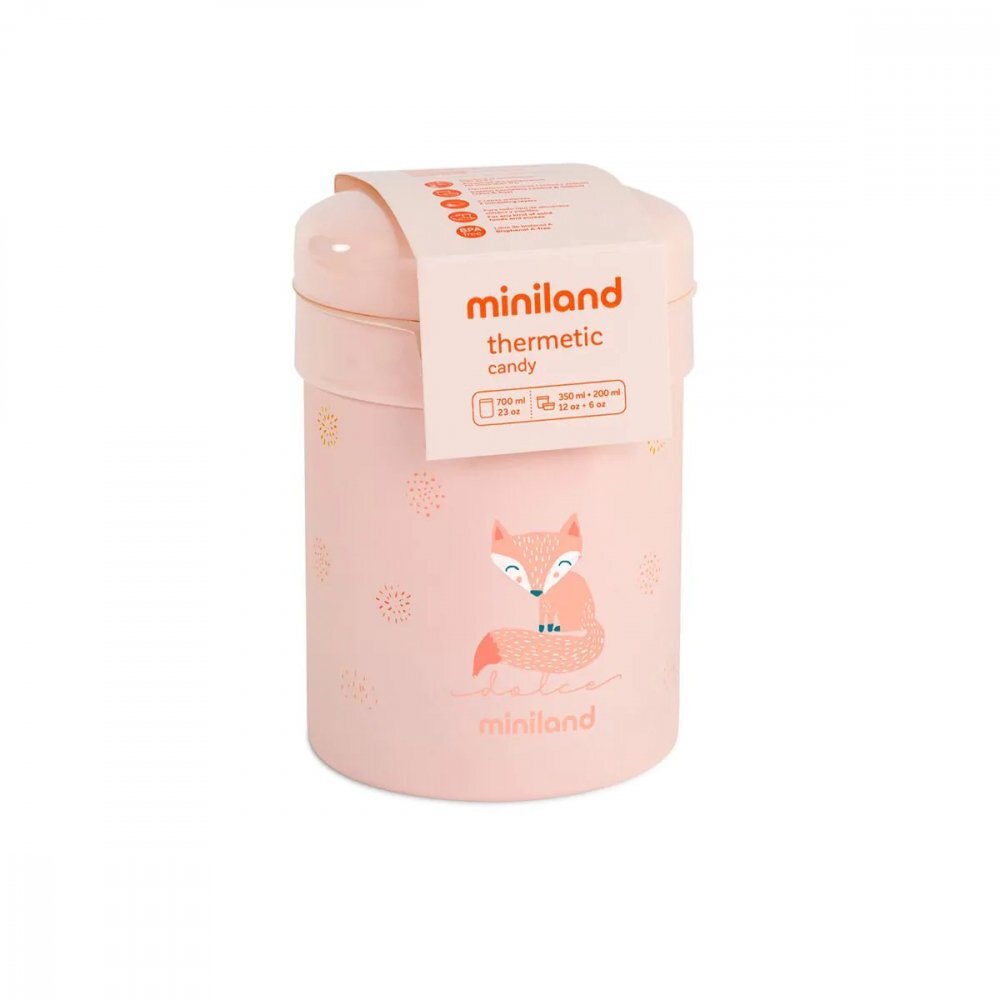 MINILAND Termos 2 in 1 pentru hrana solida Thermetic Candy 700 ml