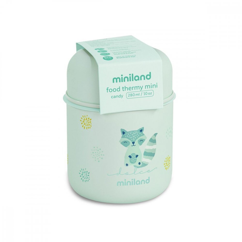 MINILAND Termos mancare solida Mini Mint 280 ml
