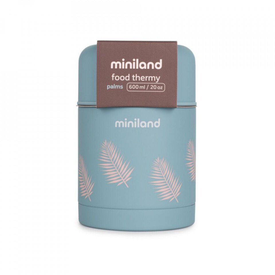 MINILAND Termos mancare solida Terra Palms 600 ml