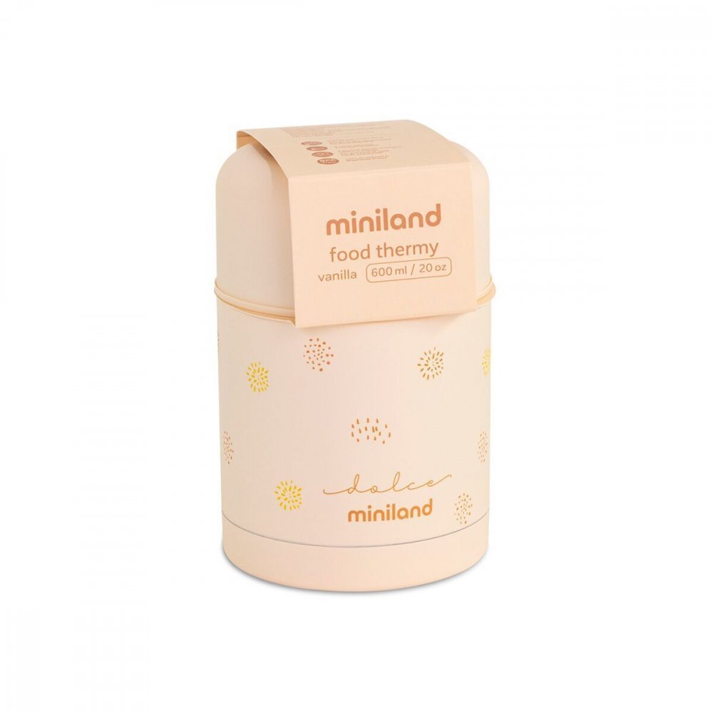 MINILAND Termos mancare solida Vanilla 600 ml