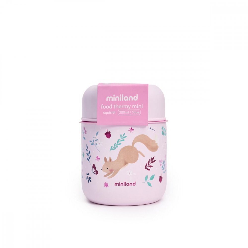 MINILAND Termos pentru mancare solida Mini Squirrel 280 ml