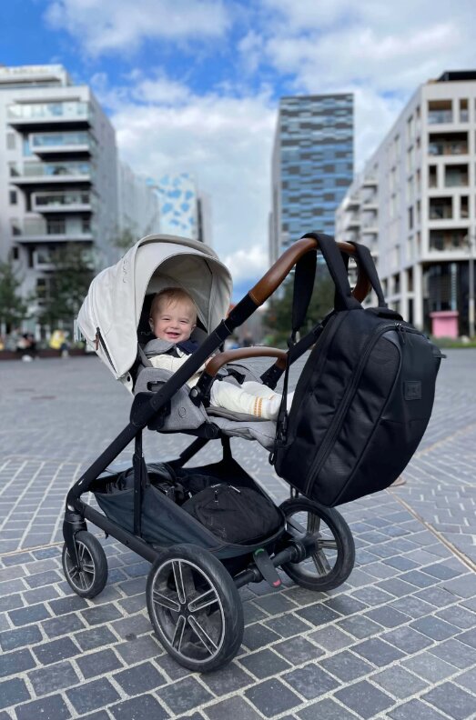 MiniMeis Rucsac pentru parinti Hero Negru