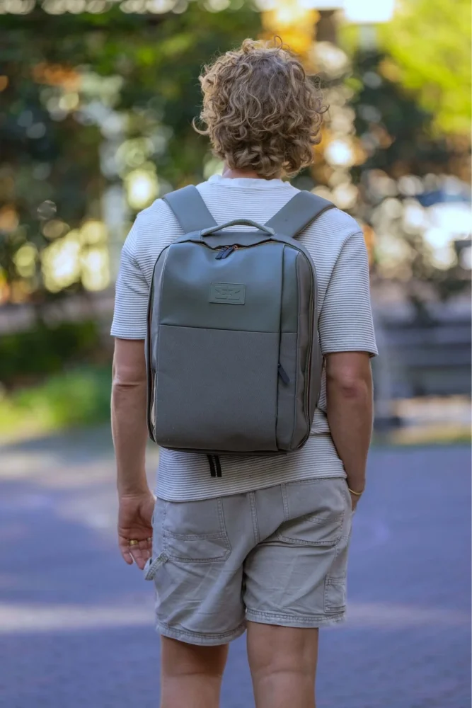 MiniMeis Rucsac pentru parinti Hero Olive Premium