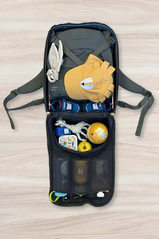 MiniMeis Rucsac pentru parinti Hero Olive Premium