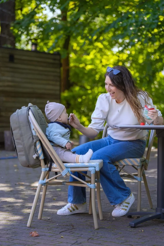 MiniMeis Rucsac pentru parinti Hero Olive Premium