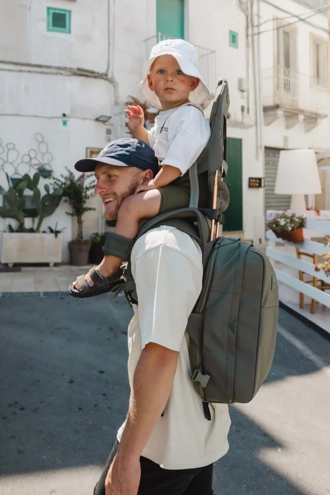 MiniMeis Rucsac pentru parinti Hero Olive Premium